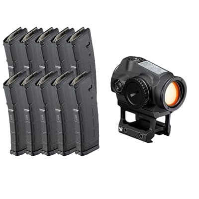 10x Gen 2 Pmag With Vortex Sparc Solar Red Dot - 10x Pmag Gen2 W/ Sparc Solar Red Dot