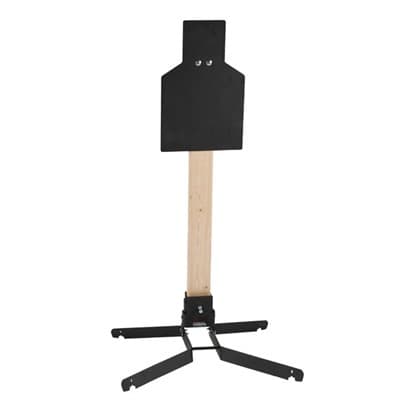 Steel Handgun Targets With Heavy Base - Steel Ipsc Torso Handgun Target With Heavy Base