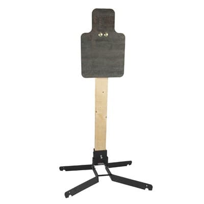 Steel Handgun & Rifle Targets With Heavy Base - Steel Torso Handgun & Rifle Target With Heavy Base