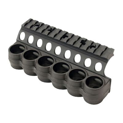 Sureshell Polymer Shotshell Carrier - Sureshell Polymer Carrier & Rail Benelli M4 12ga 6rd