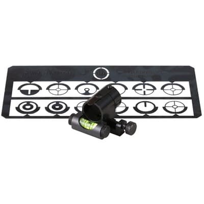 Rifle  Adj Spirit Level Tunnel Sight W/Inserts - .605'''' Adj Spirit Level Tunnel Sight W/Inserts Steel Blk