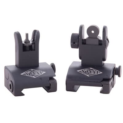 Ar-15  Qds Sight Set - Ar-15  Flip-Up Qds Sight Set Black