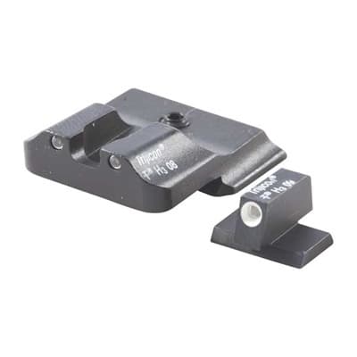 S&W M&P Tactical Night Sight Sets - Tactical Tritium 2-Dot-R, Tritium 1-Dot-F, Fits Pro/L Series