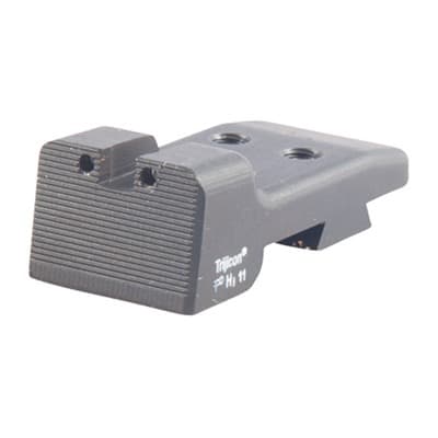 1911 Bo-Mar Rear Night Sights - Bo-Mar-Cut Rear Sight, 2-Dot Tritium