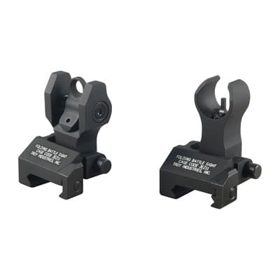 Ar-15  Hk-Style Front Sight Set - Ar-15  Flip-Up Hk-Style Front Sight Set Black