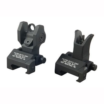 Ar-15  Sight Set - Ar-15  Flip-Up Sight Set Black
