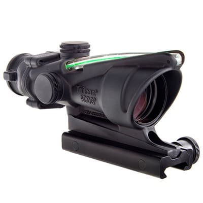 Acog Bac 223/5.56 Bdc 4x32mm Fixed Rifle Scope - Acog Bac 223/556 Bdc 4x32mm Fixed Grn Chevron W/Ta51 Mnt Blk