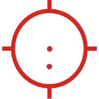 Xps2-2 Holographic Sight - Xps2-2 Holographic 68moa Ring 1 Moa Red Dotx2 Reticle Black