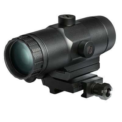 Red Dot Magnifier With Flip Mount - Vmx-3t 3x Magnifier W/Flip Mount Black