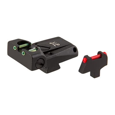 Colt Fiber Optic Adjustable Sight Sets - Colt 80s Fiber Optic Adj Sight Set