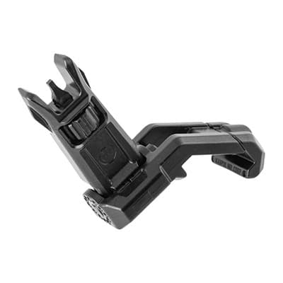 Ar-15  Adjustable Mbus Pro Offset Front Sight - Mbus Pro Offset Front Sight Flip-Up Adjustable Black
