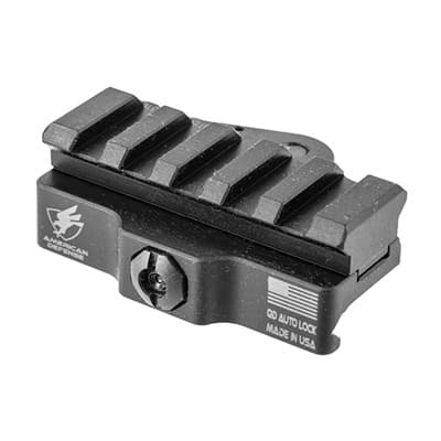 Quick-Release Accessory Mount - Ad-170-Vpg 5-Lug Picatinny Riser Mount Standard Lever Black