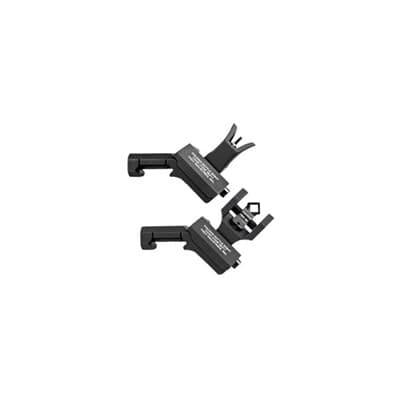 Ar-15  45 Degree Offset Sight Set - Ar-15  Flip-Up 45 Degree Offset Sight Set Black