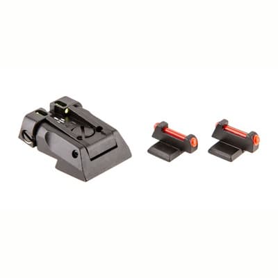 1911 Fusion Fiber Optic Adjustable Dovetail Sight Set