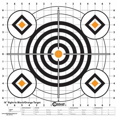 Sight In Target Black And Orange 16'''' - Sight In Target 16   Black And Orange 10pk