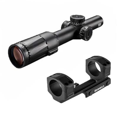 Vudu 1-6x24mm Ffp Illuminated Rifle Scope - Vudu 1-6x24mm Ffp Illuminated Red Sr1 Mrad Black W/Mount