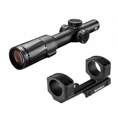 Vudu 1-6x24mm Ffp Illuminated Rifle Scope - Vudu 1-6x24mm Ffp Illuminated Red Sr3 Moa Black W/Mount