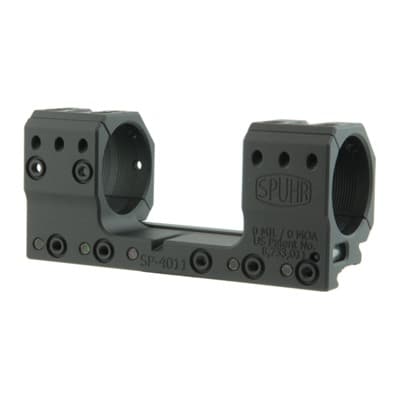 Isms Picatinny Mounts - 34mm 1.10'''' 0 Moa Scope Mount, Black