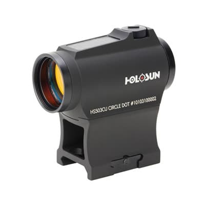 Hs503cu Solar Circle Dot Micro Sight - Hs503cu 2 Moa Red Dot 20mm Micro Sight Black