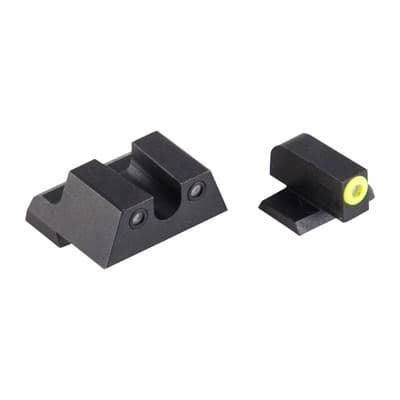 Perfect Dot Tritium Night Sights For Canik - Canik Tp9sfx/Tp9sfl Yellow Front & Black U Notch Rear