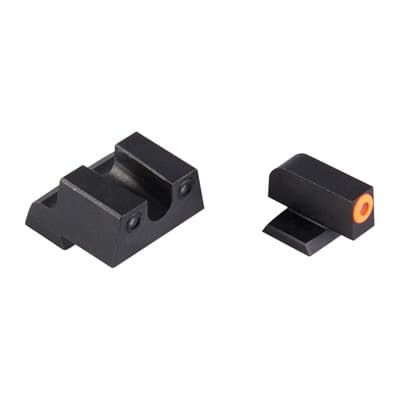 Perfect Dot Tritium Night Sights For Canik - Canik Tp9sf Elite/Tp9sa Orange Front & Black U Notch Rear