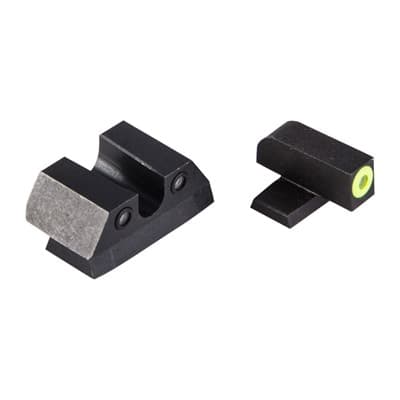 Perfect Dot Tritium Night Sights For Sig Sauer - Sig Sauer P Series 40/45 Yellow Front & Black U Notch Rear