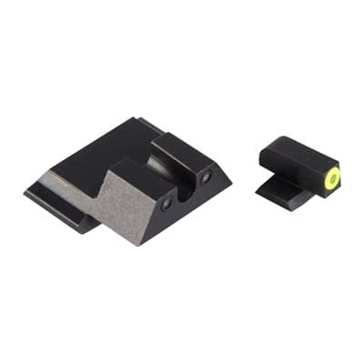 Perfect Dot Tritium Night Sights For Smith & Wesson - S&W M&P M2.0, Sd9/40 Ve Yellow Front & Blk U Notch Rear