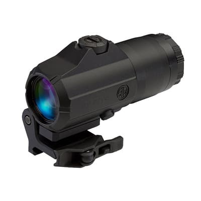 Juliet4 4x Magnifier - 4x24mm Magnifier W/Flip-To-Side Qd Mount