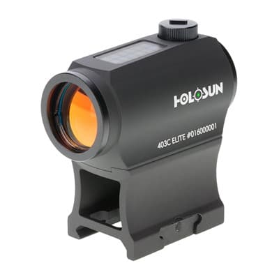 Hs403c Solar Red Dot Micro Sight - Hs403c-Gr Solar/Battery 2 Moa Green Dot 20mm Micro Sight Blk