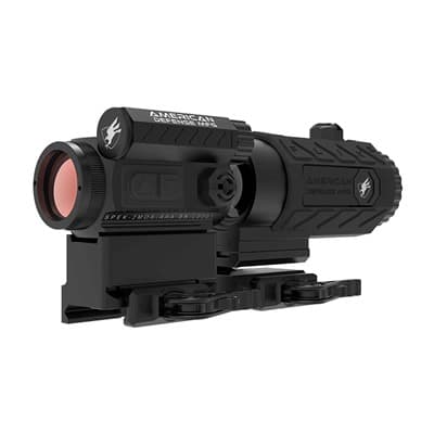Duo 5-Spek With Flik5 Magnifier - Spek Red Dot With T1 Co-Witness & Flik5 Magnifier