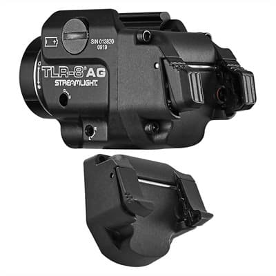 Tlr-8ag Flex Weaponlight - Tlr-8 X G Gun Light With Rail Mount & Green Laser Black