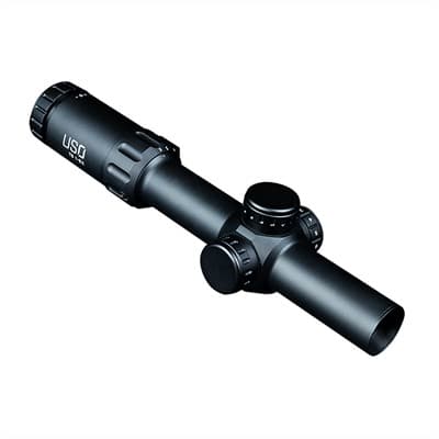 Ts-6x 1-6x24mm Illuminated Rifle Scope - 1-6x24mm Sfp Illuminated Simple Crosshair Reticle Black