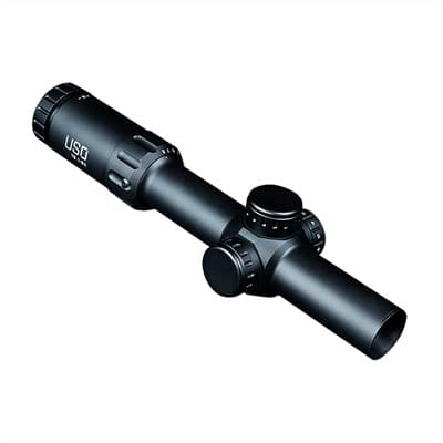 Ts-8x 1-8x24mm Illuminated Rifle Scope - 1-8x24mm Sfp Illuminated Simple Crosshair Reticle Black