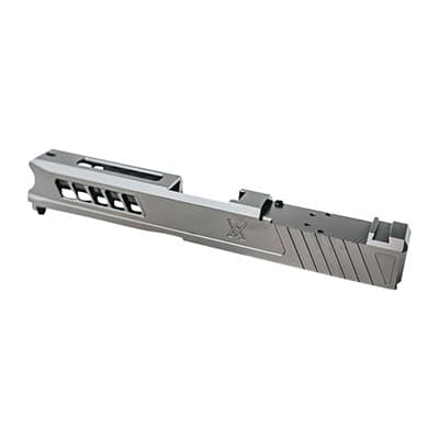 Axiom Slide With Rmcs Optic Cut For Glock 43/43x - Slide With Rms Cut & Cover Plate For Glock 43 Stealth Grey