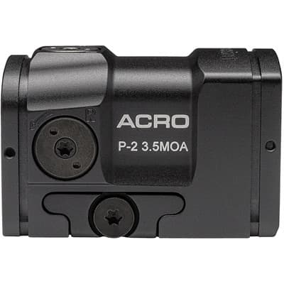 Acro P-2 Red Dot Reflex Sight 3.5 Moa - Acro P-2 3.5 Moa Red Dot Reflex Sight Sniper Black