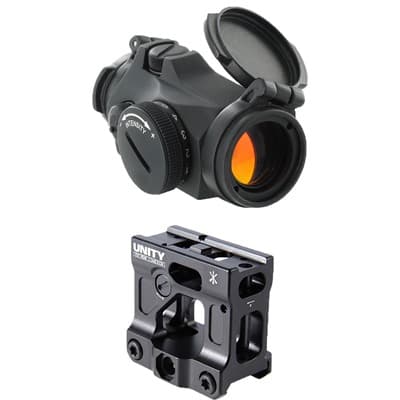 Micro T-2 Sight - Micro T-2 2 Moa Red Dot Reflex Sight W/Fast Mount Black