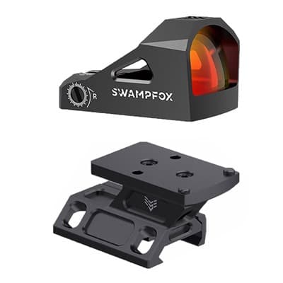Liberty Micro Reflex Sight - Rebel Riser Dot Sight Mount & Liberty Red Dot Black