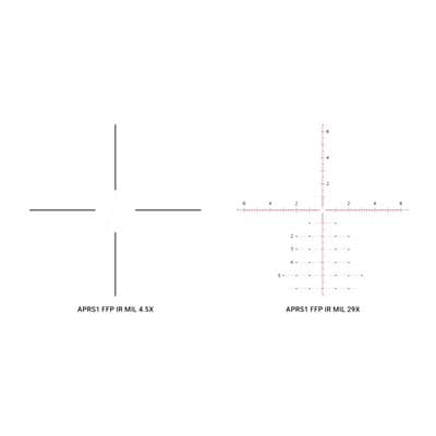 Cronus Btr Gen2 4.5-29x56mm Ffp Illuminated Rifle Scope - Cronus Btr Gen2 4.5-29x56mm Ffp Illuminated Aprs1 Ir Mil Blk