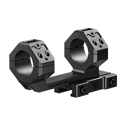 Hostile Engagement 45(TM) Offset Reflex Sight Mount - 30mm 1.6'''' 45  Rmr Sight Mount, Black