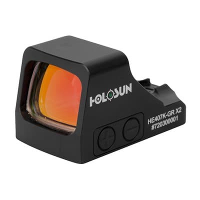 He407k-Gr X2 Open Reflex Sight - He407k-Gr X2 6 Moa Green Dot Reflex Optical Sight Black