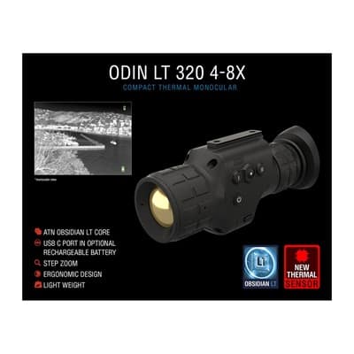 Odin Lt 320 Compact Therml Viewer - Odin Lt 320 4-8x Compact Thermal Viewer