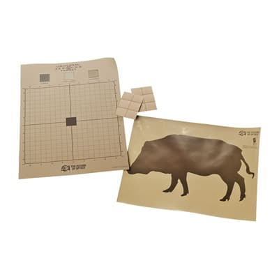 Thermal Targets - Thermal Zero/Train Boar Kit 1-Boar/1-Thermal/12-Pasters