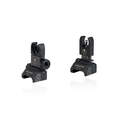 Ar .308 C4 Folding Front And Rear Sight Combo 7.62mm - C4 Folding Front And Rear Sight Combo, 7.62/.308