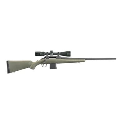 American Predator 204 Ruger Bolt Action Rifle - American Predator 204 Ruger 22'''' Bbl (2)10rd W/Scope Moss Grn