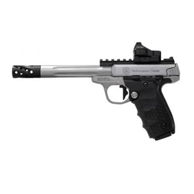 Pc Sw22 Victory Target 22 Long Rifle Semi-Auto Handgun W/Red Dot - Pc Sw22 Victory Target 22lr 6" Ss Bbl (2)10rd Mags W/Red Dot