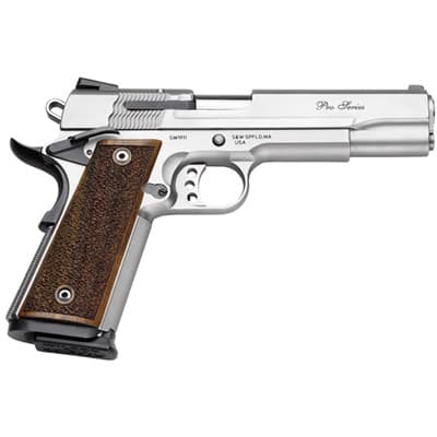 Sw1911 Pro Series 9mm Luger Semi-Auto Handgun - Sw1911 Pro Series 9mm Luger 5" Bbl (2)10rd Mags White Sight