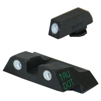 Tru-DotA(R) Tritium Night Sight Sets For GlockA(R) - Sight Set (Fixed Green/Orange) For GlockA(R) 26, 27