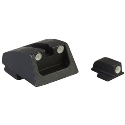 Para Ordnance Lda Tru-Dot(R) Tritium Night Sight Set - Tritium Fixed Night Sight (Pre 2007) Green Front 3 White Dot