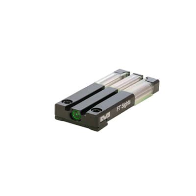 Fiber-Tritium Bullseye Rear Sight For Glock - Fiber-Tritium Bullseye Rear Sight For Glock Mos Green