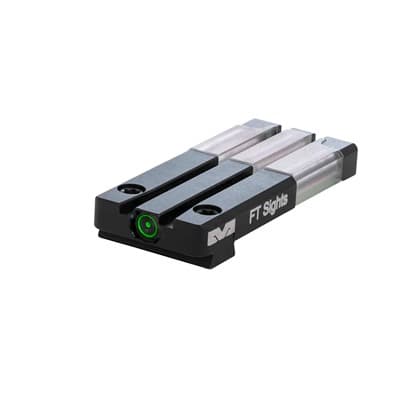 Fiber-Tritium Bullseye Rear Sight For Sig Sauer - Fiber-Tritium Bullseye Rear Sight For Sig Sauer P226 Grn